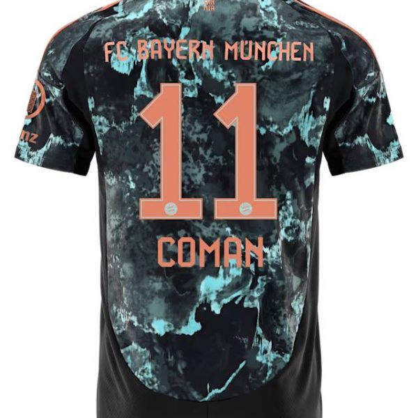 Bayern München herren trikot away 24-25 – 11 kingsley coman Trikots - Exklusive Auswahl