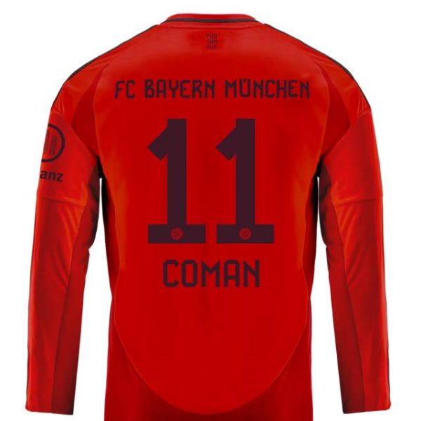 Bayern München kinder langarm trikot home 24-25 – 11 kingsley coman Trikots - Exklusive Auswahl