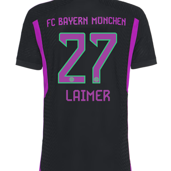 Bayern München herren authentic trikot away 23-24 – 27 konrad laimer Trikots - Exklusive Auswahl