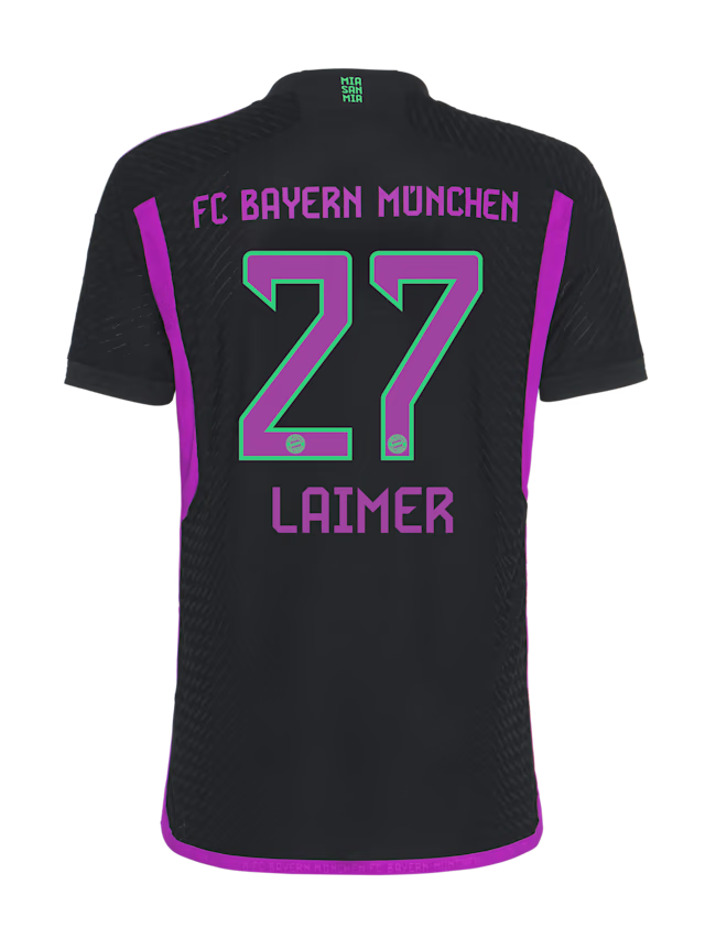 Bayern München herren authentic trikot away 23-24 – 27 konrad laimer Trikots - Exklusive Auswahl