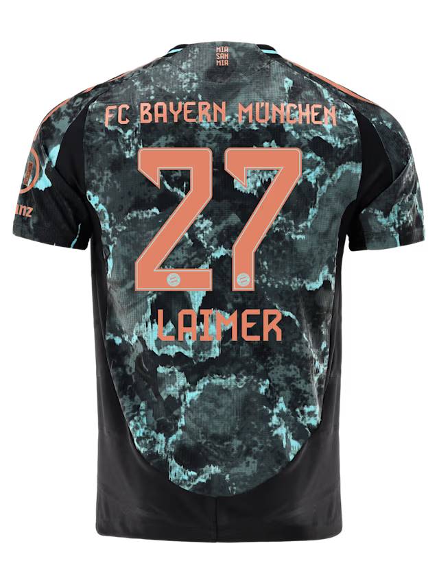 Bayern München herren authentic trikot away 24-25 – 27 konrad laimer Trikots - Exklusive Auswahl