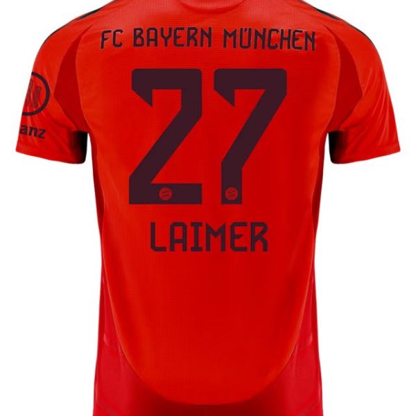 Bayern München herren authentic trikot home 24-25 – 27 konrad laimer Trikots - Exklusive Auswahl