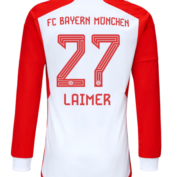 Bayern München herren langarm trikot home 23-24 – 27 konrad laimer Trikots - Exklusive Auswahl