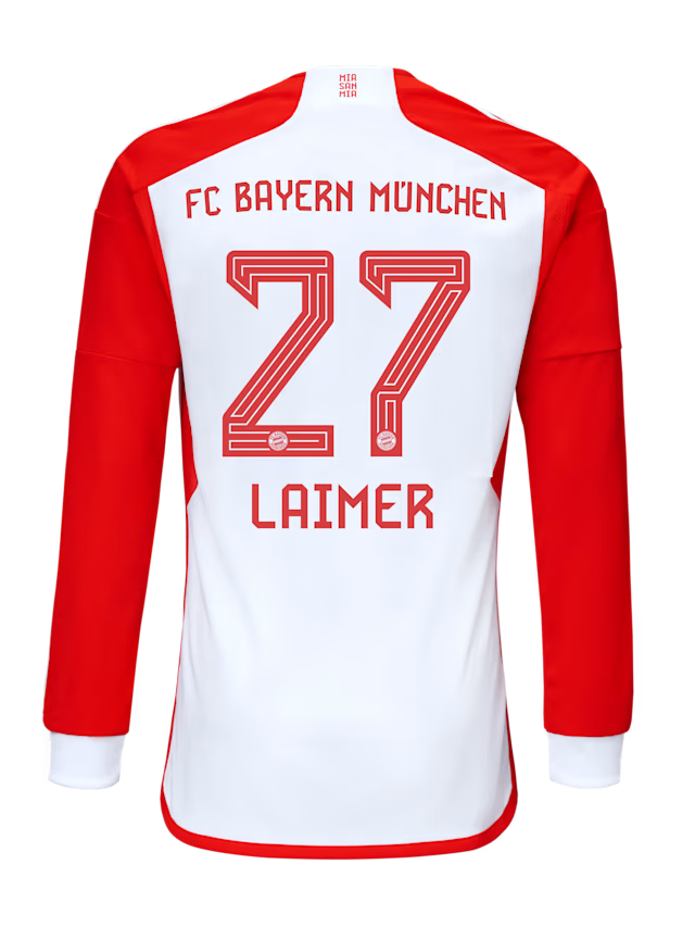 Bayern München herren langarm trikot home 23-24 – 27 konrad laimer Trikots - Exklusive Auswahl