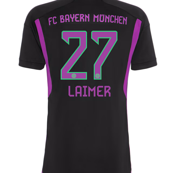 Bayern München herren trikot away 23-24 – 27 konrad laimer Trikots - Exklusive Auswahl
