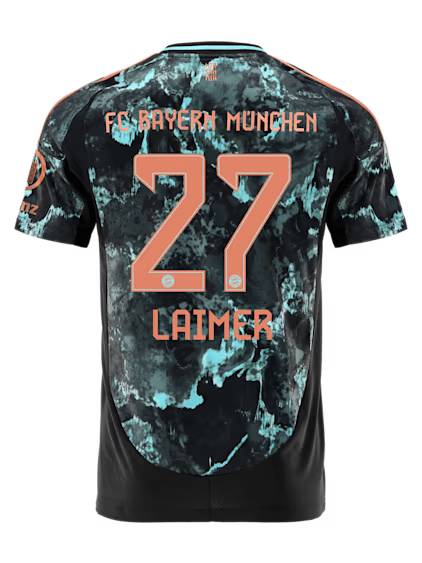 Bayern München herren trikot away 24-25 – 27 konrad laimer Trikots - Exklusive Auswahl