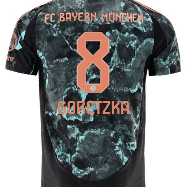 Bayern München herren authentic trikot away 24-25 – 8 leon goretzka Trikots - Exklusive Auswahl