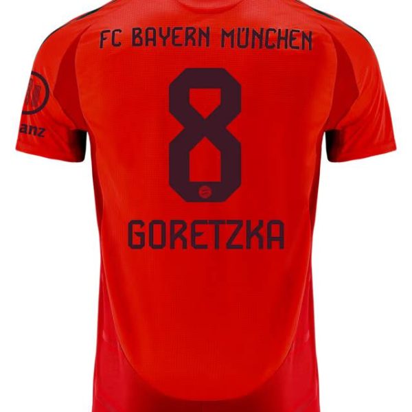 Bayern München herren authentic trikot home 24-25 – 8 leon goretzka Trikots - Exklusive Auswahl
