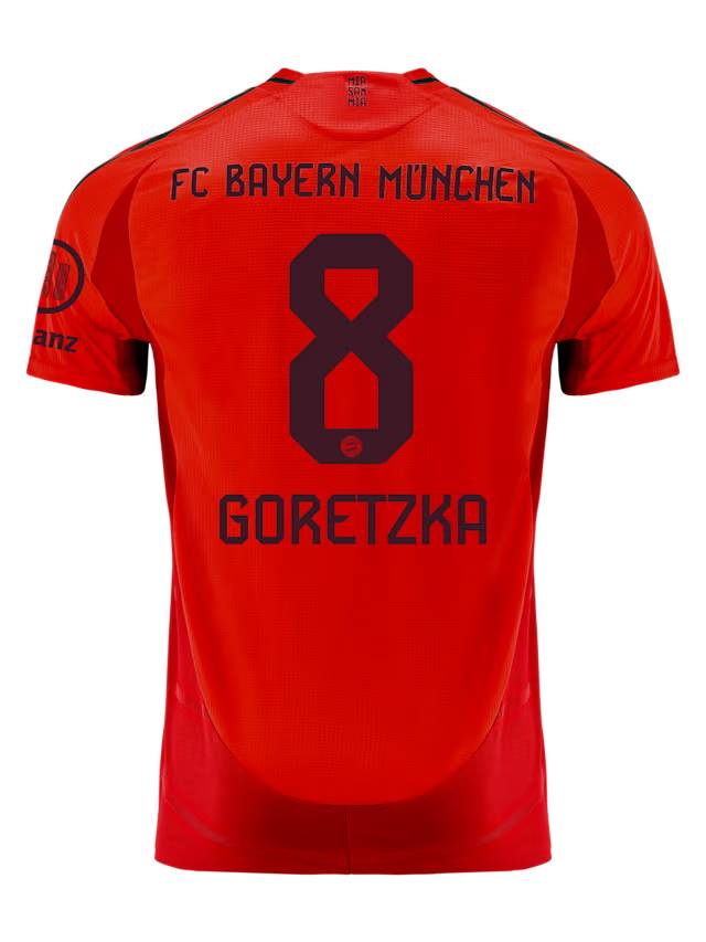 Bayern München herren authentic trikot home 24-25 – 8 leon goretzka Trikots - Exklusive Auswahl