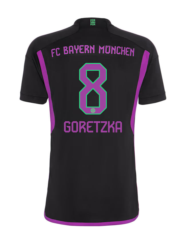 Bayern München herren trikot away 23-24 – 8 leon goretzka Trikots - Exklusive Auswahl