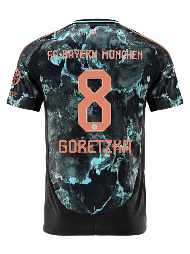 Bayern München herren trikot away 24-25 – 8 leon goretzka Trikots - Exklusive Auswahl