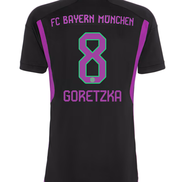Bayern München kinder trikot away 23-24 – 8 leon goretzka Trikots - Exklusive Auswahl