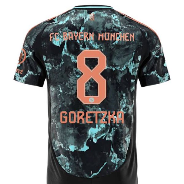 Bayern München kinder trikot away 24-25 – 8 leon goretzka Trikots - Exklusive Auswahl