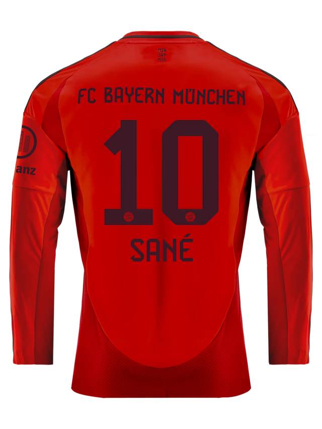 Bayern München herren langarm trikot home 24-25 – 10 leroy sané Trikots - Exklusive Auswahl