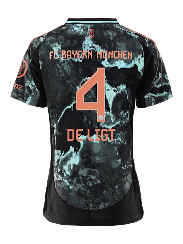 Bayern München damen trikot away 24-25 – 4 matthijs de ligt Trikots - Exklusive Auswahl