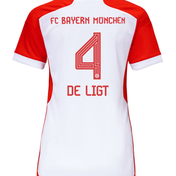 Bayern München damen trikot home 23-24 – 4 matthijs de ligt Trikots - Exklusive Auswahl