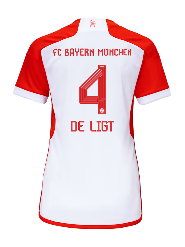 Bayern München damen trikot home 23-24 – 4 matthijs de ligt Trikots - Exklusive Auswahl