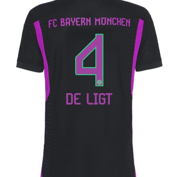 Bayern München herren authentic trikot away 23-24 – 4 matthijs de ligt Trikots - Exklusive Auswahl
