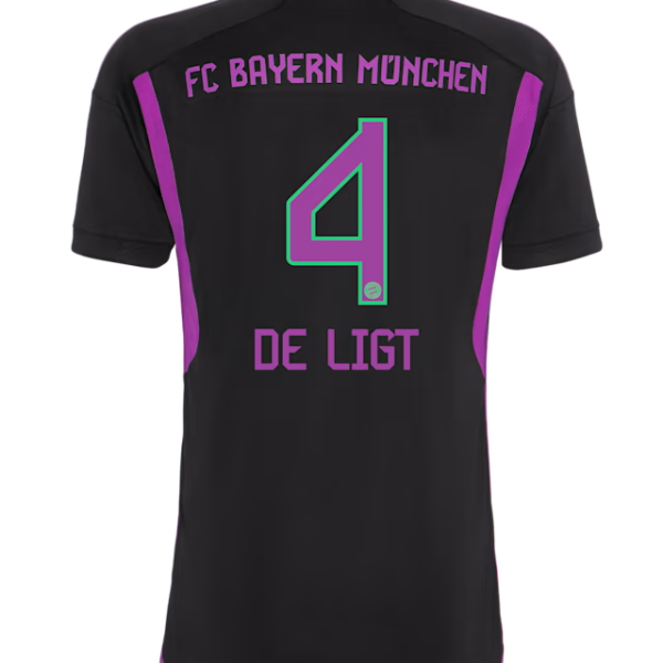 Bayern München herren trikot away 23-24 – 4 matthijs de ligt Trikots - Exklusive Auswahl