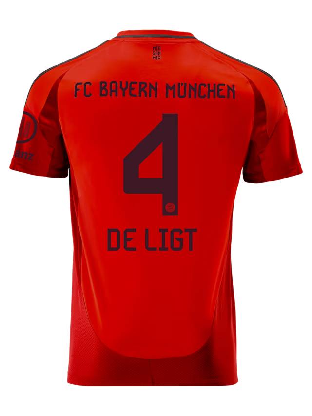 Bayern München herren trikot home 24-25 – 4 matthijs de ligt Trikots - Exklusive Auswahl