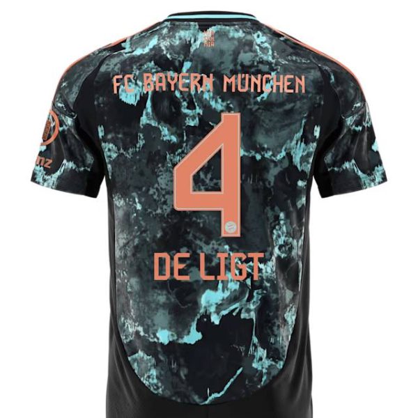 Bayern München kinder trikot away 24-25 – 4 matthijs de ligt Trikots - Exklusive Auswahl