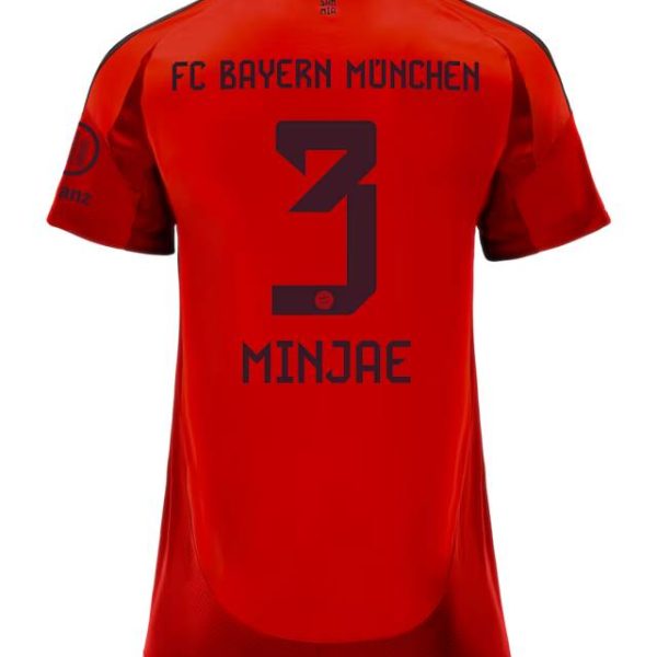 Bayern München damen trikot home 24-25 – 3 minjae kim Trikots - Exklusive Auswahl
