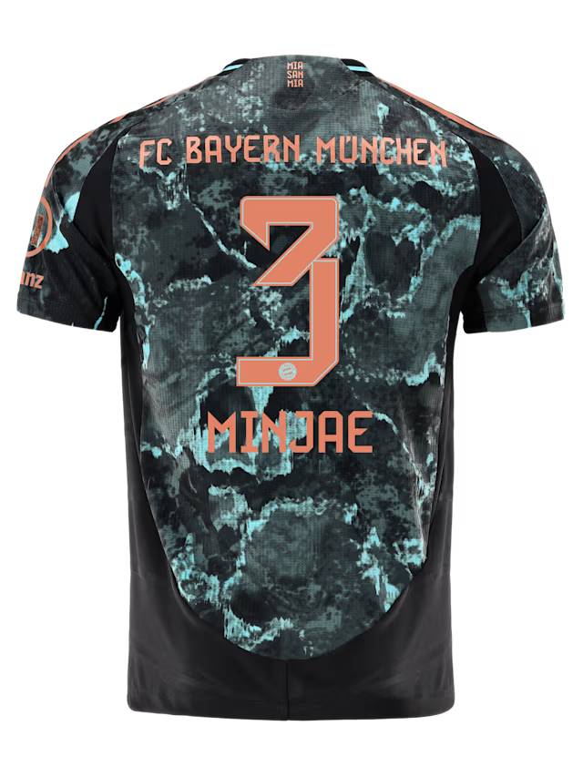 Bayern München herren authentic trikot away 24-25 – 3 minjae kim Trikots - Exklusive Auswahl