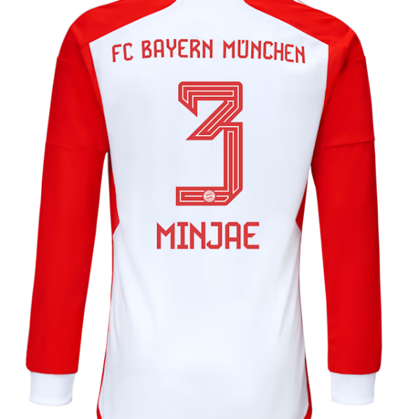 Bayern München herren langarm trikot home 23-24 – 3 minjae kim Trikots - Exklusive Auswahl