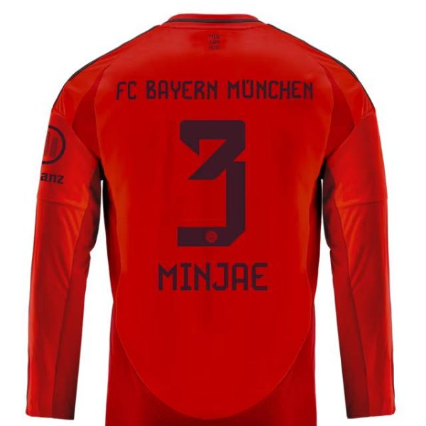 Bayern München kinder langarm trikot home 24-25 – 3 minjae kim Trikots - Exklusive Auswahl