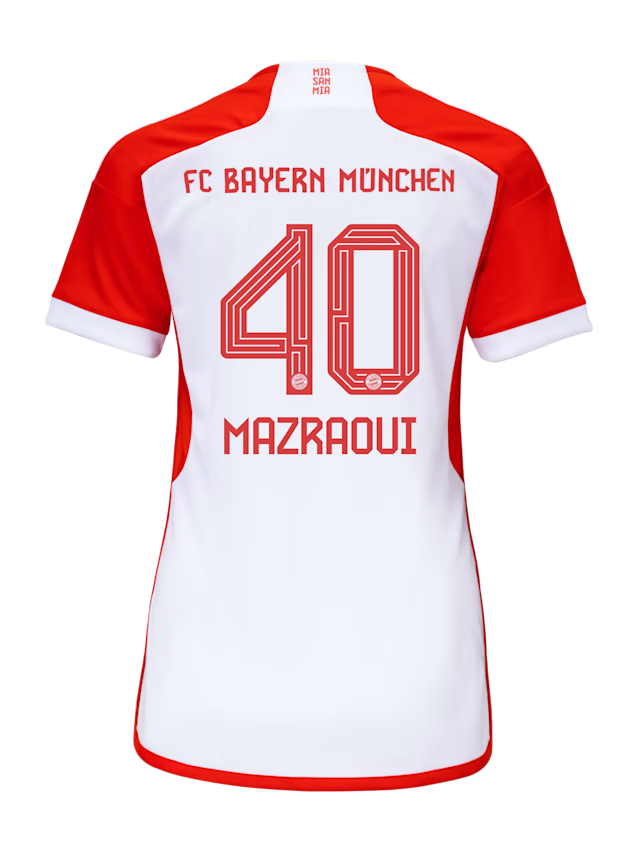 Bayern München damen trikot home 23-24 – 40 noussair mazraoui Trikots - Exklusive Auswahl