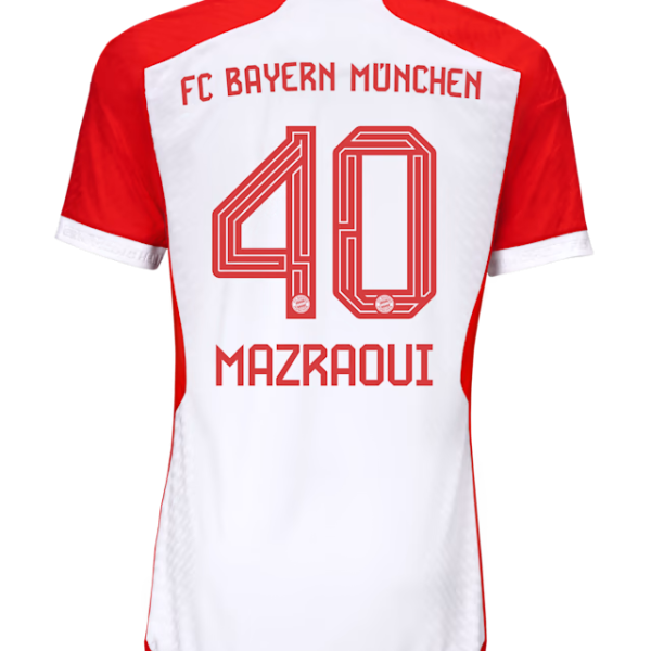 Bayern München herren authentic trikot home 23-24 – 40 noussair mazraoui Trikots - Exklusive Auswahl