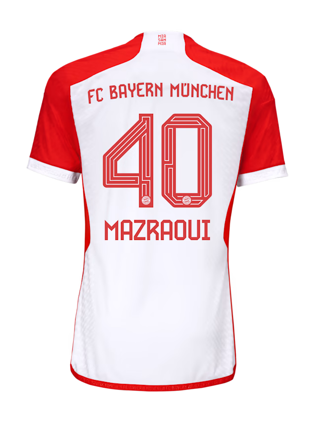 Bayern München herren authentic trikot home 23-24 – 40 noussair mazraoui Trikots - Exklusive Auswahl