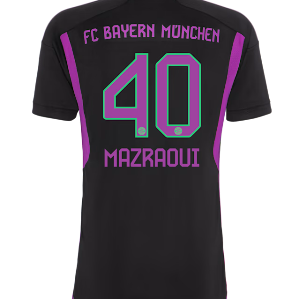 Bayern München herren trikot away 23-24 – 40 noussair mazraoui Trikots - Exklusive Auswahl