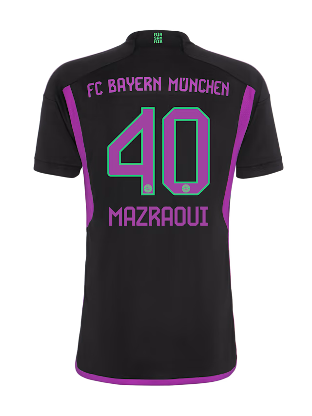Bayern München herren trikot away 23-24 – 40 noussair mazraoui Trikots - Exklusive Auswahl