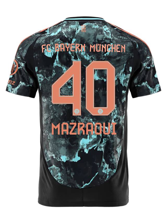 Bayern München herren trikot away 24-25 – 40 noussair mazraoui Trikots - Exklusive Auswahl