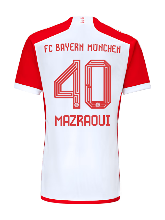 Bayern München herren trikot home 23-24 – 40 noussair mazraoui Trikots - Exklusive Auswahl