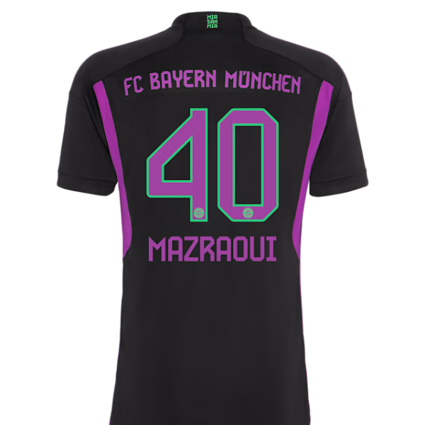 Bayern München kinder trikot away 23-24 – 40 noussair mazraoui Trikots - Exklusive Auswahl