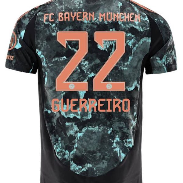 Bayern München herren authentic trikot away 24-25 – 22 raphaël guerreiro Trikots - Exklusive Auswahl