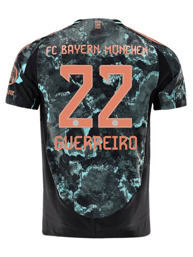 Bayern München herren authentic trikot away 24-25 – 22 raphaël guerreiro Trikots - Exklusive Auswahl