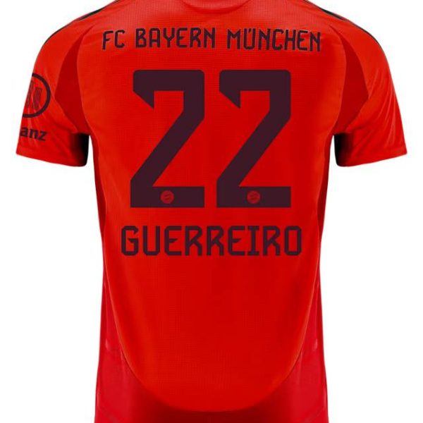 Bayern München herren authentic trikot home 24-25 – 22 raphaël guerreiro Trikots - Exklusive Auswahl