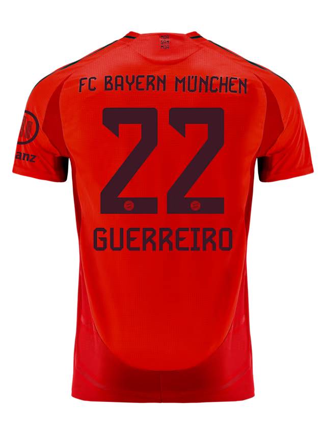 Bayern München herren authentic trikot home 24-25 – 22 raphaël guerreiro Trikots - Exklusive Auswahl
