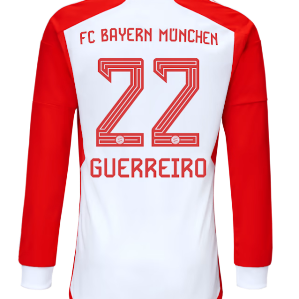 Bayern München herren langarm trikot home 23-24 – 22 raphael guerreiro Trikots - Exklusive Auswahl