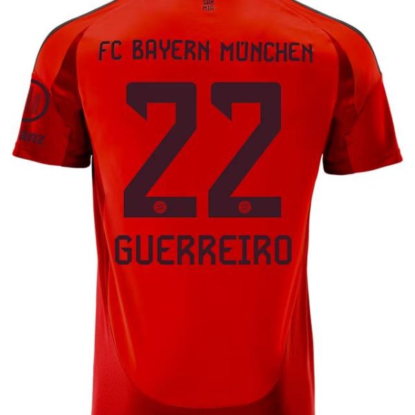 Bayern München herren trikot home 24-25 – 22 raphaël guerreiro Trikots - Exklusive Auswahl