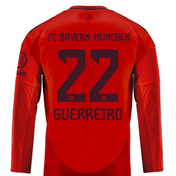 Bayern München kinder langarm trikot home 24-25 – 22 raphaël guerreiro Trikots - Exklusive Auswahl