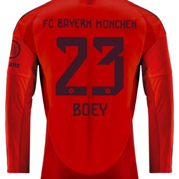 Bayern München herren langarm trikot home 24-25 – 23 sacha boey Trikots - Exklusive Auswahl