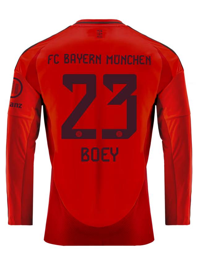 Bayern München herren langarm trikot home 24-25 – 23 sacha boey Trikots - Exklusive Auswahl