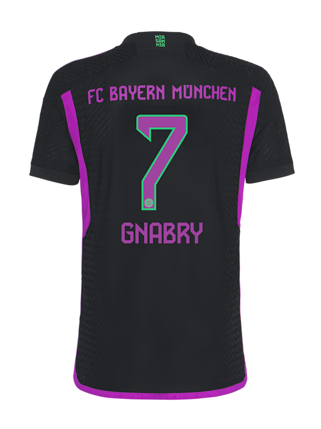 Bayern München herren authentic trikot away 23-24 – 7 serge gnabry Trikots - Exklusive Auswahl