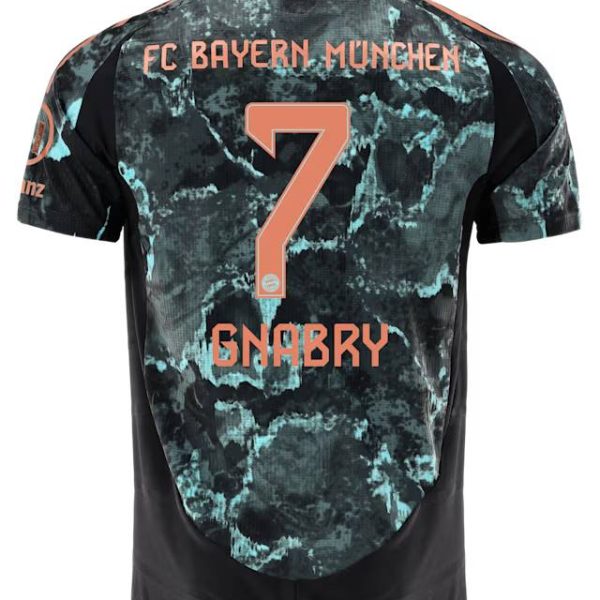 Bayern München herren authentic trikot away 24-25 – 7 serge gnabry Trikots - Exklusive Auswahl