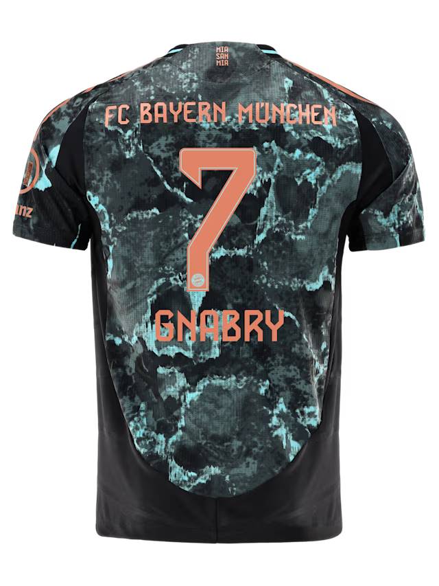 Bayern München herren authentic trikot away 24-25 – 7 serge gnabry Trikots - Exklusive Auswahl