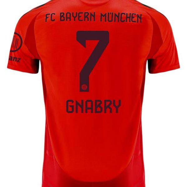 Bayern München herren authentic trikot home 24-25 – 7 serge gnabry Trikots - Exklusive Auswahl